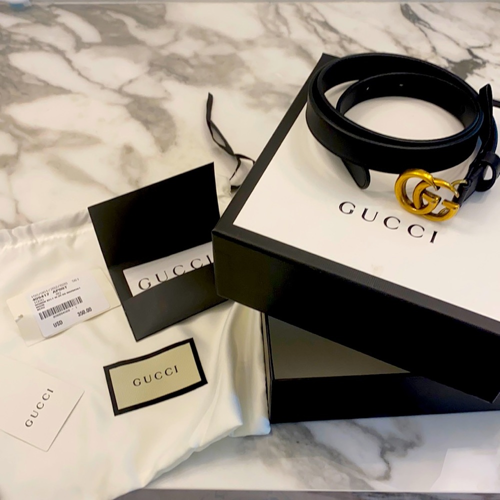 Gucci Marmot thin belt